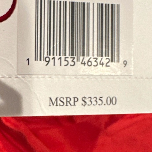 Jason Wu Open Back Tie Back Eyelet Maxi Dress $335 In Red - Picture 3 of 5